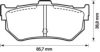 BENDIX 572133B Brake Pad Set, disc brake